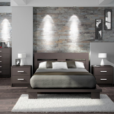 Click To Image : Cosmopolis Queen Platform Bedroom Collection by Stellar Home Furniture Now