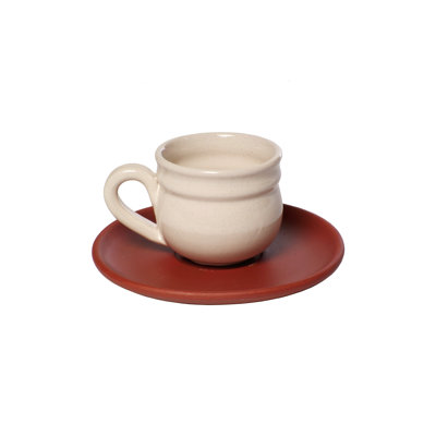 La Vita Vera Mamma Ro Demitasse and Saucer Set