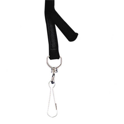 Baumgartens Breakaway Lanyard, w/ Hook N Loop, 36", Black