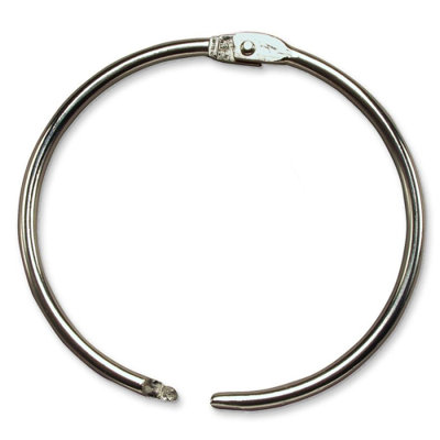 Baumgartens Binder Ring, Snap Closure, 3" Diameter, 1 per Pack, Metal