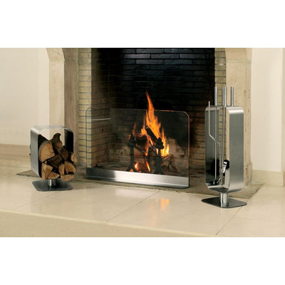 Blomus Bebop 4 Piece Stainless Steel Fireplace Tool Set