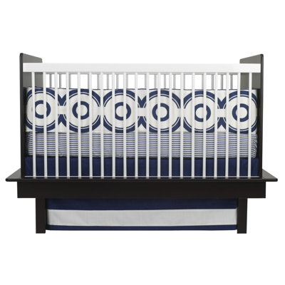 Oilo Wheels Bedding Collection in Cobalt Blue