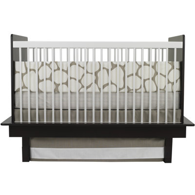 Oilo Cobblestone 3 Piece Crib Set in Taupe
