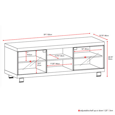 dCOR design Holland 59" TV Stand