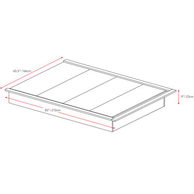 dCOR design Plateau Platform Bed