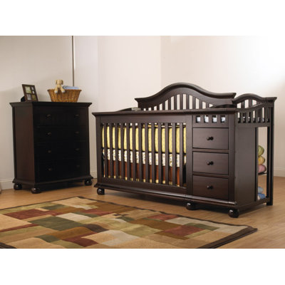 Sorelle Cape Cod 4-in-1 Convertible Crib N Changer Combo
