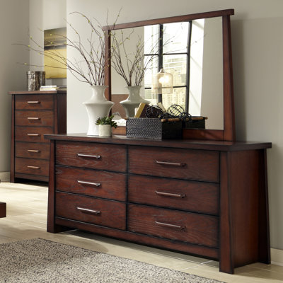 Fusion 6 Drawer Dresser by Ligna Furniture -image