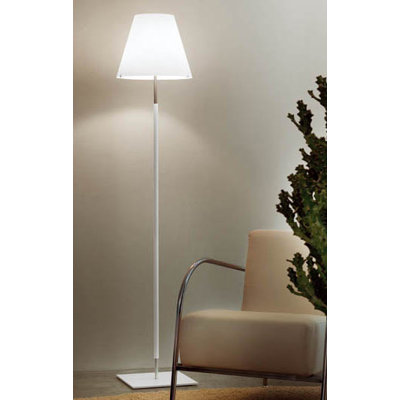 Murano Luce Candy Floor Lamp in White