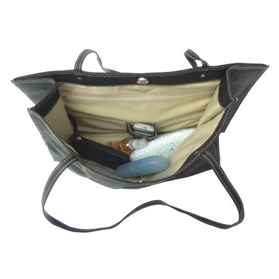Piel Leather Carry-All Market Shopping Tote