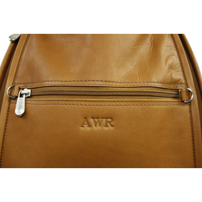 Piel Leather Entrepeneur Zippered Padfolio