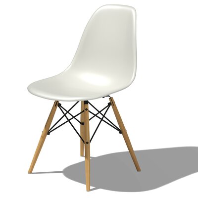 ... Eames DSW - Molded Plastic Side Chair with Dowel-Leg Base | AllModern