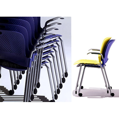 Herman Miller &reg; Caper Stacking Chair With Arms