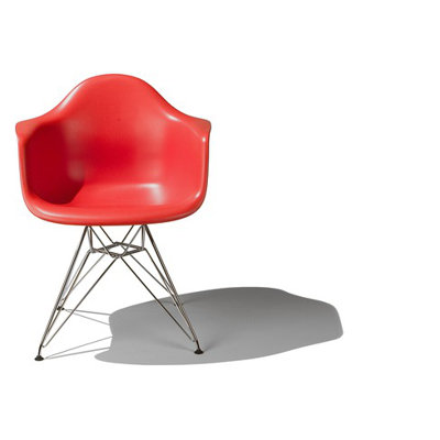 Herman Miller &reg; Eames DAR - Molded Plastic Arm Chair with Wire Base