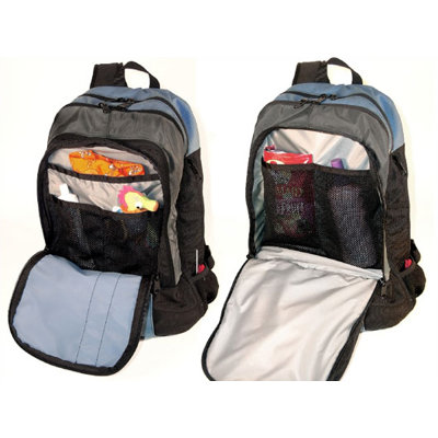 DadGear Center Stripe Backpack Diaper Bag