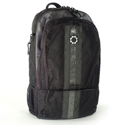 DadGear Center Stripe Backpack Diaper Bag