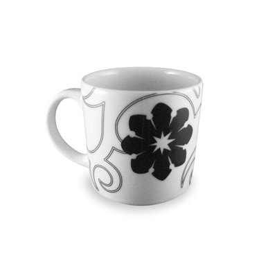 Ink Dish Tribal Lines Mug
