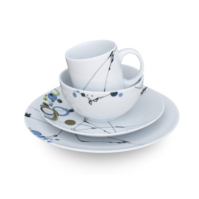 Ink Dish Kites 10" Dinner Plate