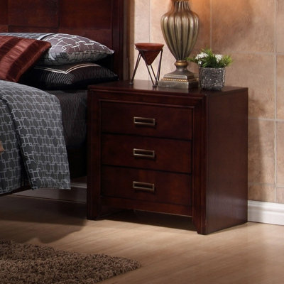 Otago 3 Drawer Nightstand by New Spec Inc -image