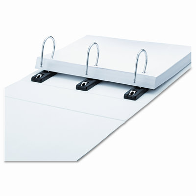 FIND IT Gapless Loop Ring View Binder, 4in Capacity, White                                                                           