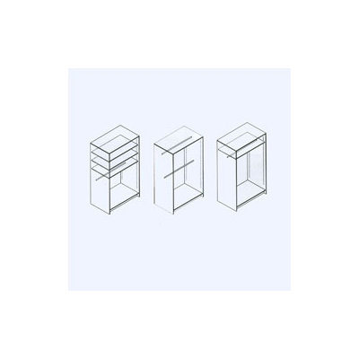 Fleetwood Harmony 48" W Wardrobe Storage