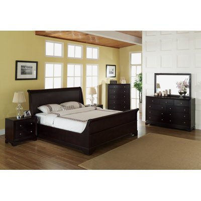 Lancaster 6 Piece Sleigh Bedroom Collection by Abbyson Living -image