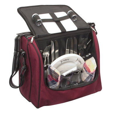 Picnic Tote in Burgundy