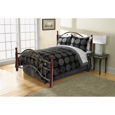 Metal Bed by Hazelwood Home -image
