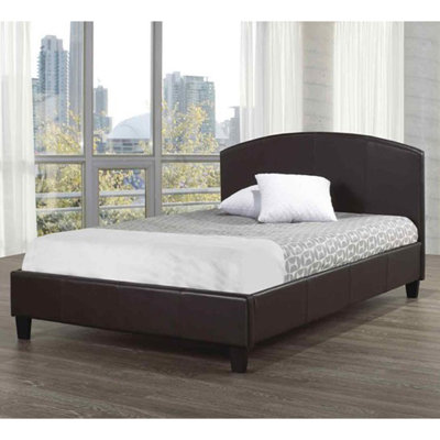 Click To Image : Faux Leather Panel Bed by Hazelwood Home Now