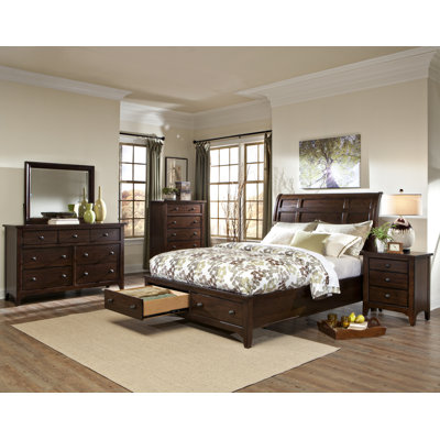 Justine Storage Sleigh Bedroom Collection by Imagio Home by Intercon -image