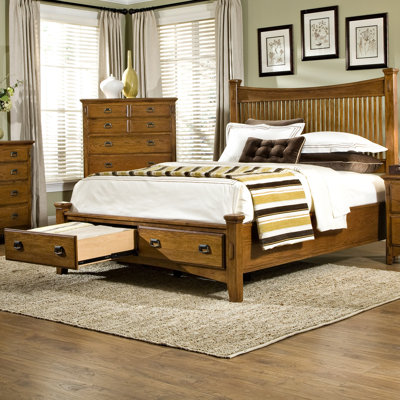Pasilla Storage Panel Bed by Imagio Home by Intercon -image