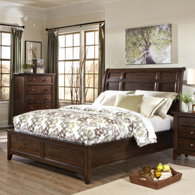Justine Sleigh Bed by Imagio Home by Intercon -image