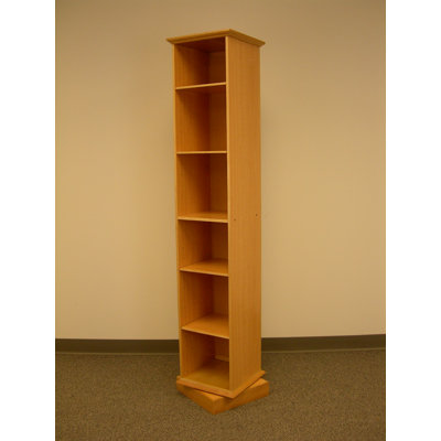 Proman Products Venetian Mirrored Rotating Shelf in Natural