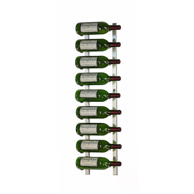 VintageView WS3 Series 9 Bottle Wall Mounted Wine Rack