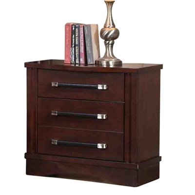 Click To Image : Americano 3 Drawer Nightstand by Greystone Now
