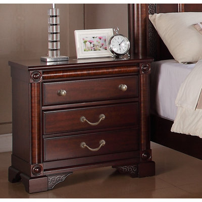 Click To Image : Ramsey 3 Drawer Nightstand by Greystone Now