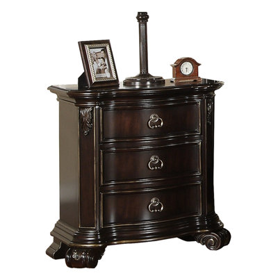 Click To Image : Harper 3 Drawer Nightstand by Greystone Now