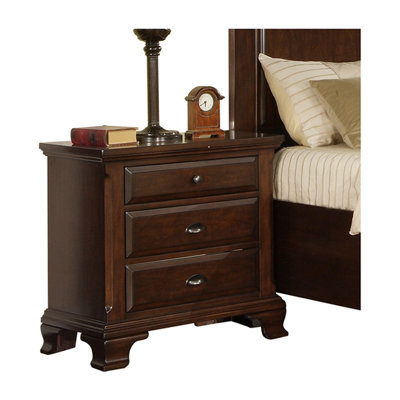 Grant 3 Drawer Nightstand by Greystone -image