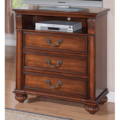 Click To Image : Belhaven 3 Drawer Media Chest by Greystone Now