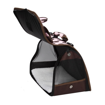 Pet Life Airline Approved Designer 'Polka-Dot' Pet Carrier