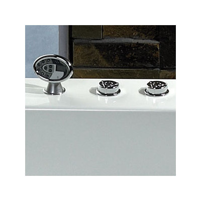 Ariel Bath 71" x 37.4" x 27.5" Free Standing Whirlpool Bath Tub