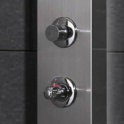 Ariel Bath Stainless Steel Thermostatic Shower Panel