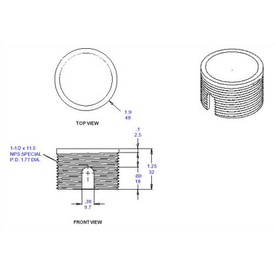 Peerless Flush Mount Tube for Vector Pro