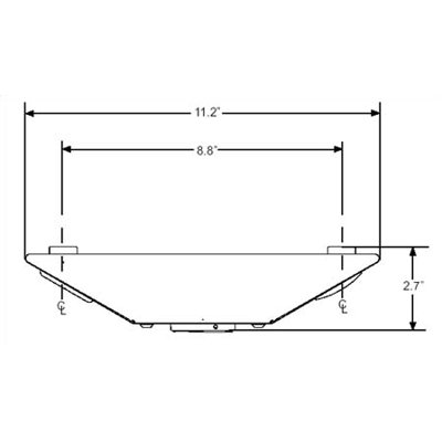 Peerless Vibration Absorber for LCD Projector Mounts for Structural Ceiling