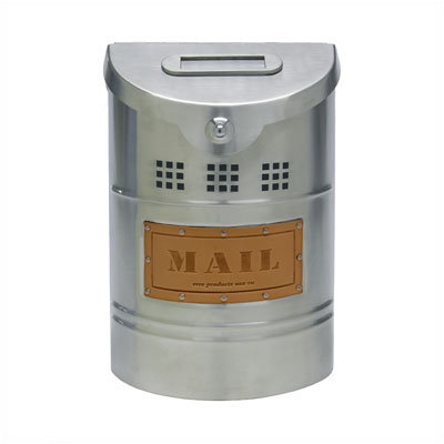 Ecco Stainless Steel Wall Mounted Mailbox