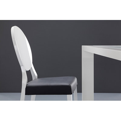 Domitalia Cameo Leather Side Chair