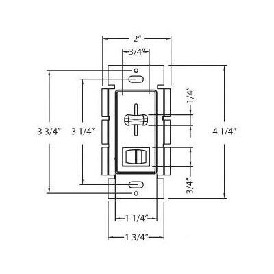 Eurofase Single Pole Slide Dimmer