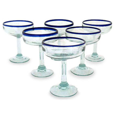 Happy Hour Margarita Glasses (Set of 6)
