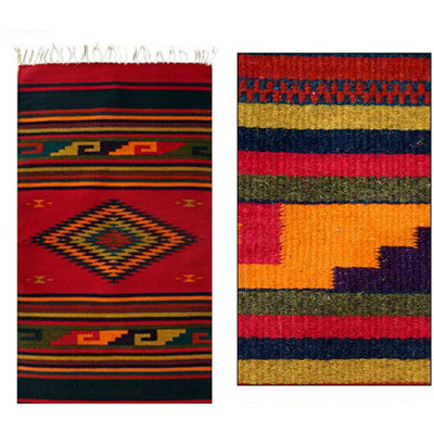 Novica Natures Colors Zapotec Rug