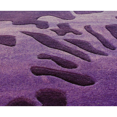 nuLOOM Barcelona Flower Burst Purple Rug
