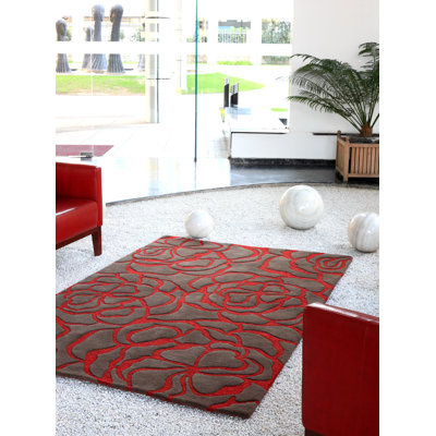 nuLOOM Modella Scarlet Red Rug